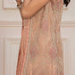 LF-PN-104-A-Peach | MariaB M.Luxe Fabrics | Unstitched Embroidered Fabric