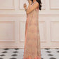 LF-PN-104-A-Peach | MariaB M.Luxe Fabrics | Unstitched Embroidered Fabric