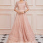 LF-PN-118-A-Pink | MariaB M.Luxe Fabrics | Unstitched Embroidered Fabric