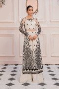 LF-PN-118-B-Whith | MariaB M.Luxe Fabrics | Unstitched Embroidered Fabric
