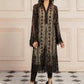 LF-PN-123-B-Black | MariaB M.Luxe Fabrics | Unstitched Embroidered Fabric