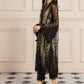 LF-PN-123-B-Black | MariaB M.Luxe Fabrics | Unstitched Embroidered Fabric