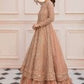 LF-PO-101-A-Peach | MariaB M.Luxe Fabrics | Unstitched Embroidered Fabric