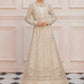 LF-PO-102-B-White | MariaB M.Luxe Fabrics | Unstitched Embroidered Fabric