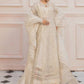 LF-PO-102-B-White | MariaB M.Luxe Fabrics | Unstitched Embroidered Fabric