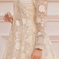 LF-PO-107-A-White | MariaB M.Luxe Fabrics | Unstitched Embroidered Fabric
