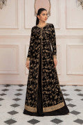 LF-VT-114-A-Black | MariaB M.Luxe Fabrics | Unstitched Embroidered Fabric