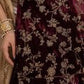 LF-VT-114-B-Maroon | MariaB M.Luxe Fabrics | Unstitched Embroidered Fabric