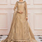 LF-ZN-120-A-Golden | MariaB M.Luxe Fabrics | Unstitched Embroidered Fabric
