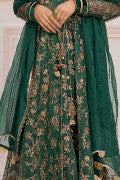 LF-ZN-122-A-Green | MariaB M.Luxe Fabrics | Unstitched Embroidered Fabric