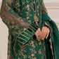 LF-ZN-122-A-Green | MariaB M.Luxe Fabrics | Unstitched Embroidered Fabric