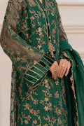 LF-ZN-122-A-Green | MariaB M.Luxe Fabrics | Unstitched Embroidered Fabric
