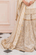 LF-PCN-105-A-White | MariaB M.Luxe Fabrics | Unstitched Embroidered Fabric