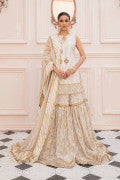 LF-PCN-105-A-White | MariaB M.Luxe Fabrics | Unstitched Embroidered Fabric