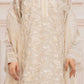 LF-PCN-105-A-White | MariaB M.Luxe Fabrics | Unstitched Embroidered Fabric