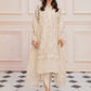 LF-PCN-105-A-White | MariaB M.Luxe Fabrics | Unstitched Embroidered Fabric