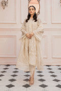 LF-PCN-105-A-White | MariaB M.Luxe Fabrics | Unstitched Embroidered Fabric