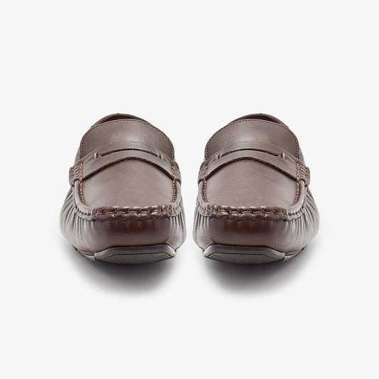 Mens Leather Penny Loafers