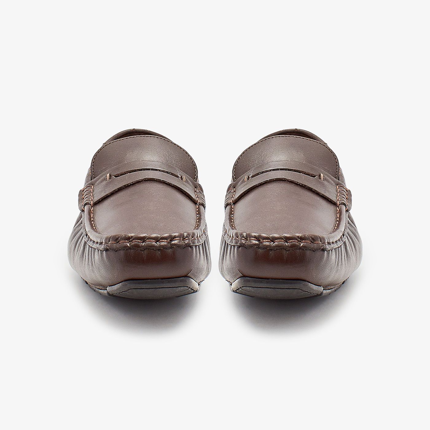Mens Leather Penny Loafers