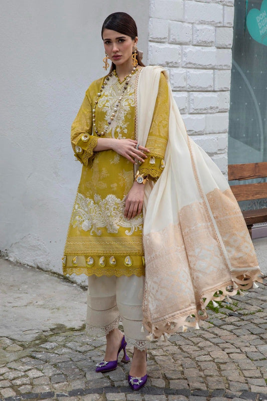 M221-001B-CM | Sana Safinaz Muzlin Spring Collection 2022 Vol 1  | Unstitched Printed Lawn Suits