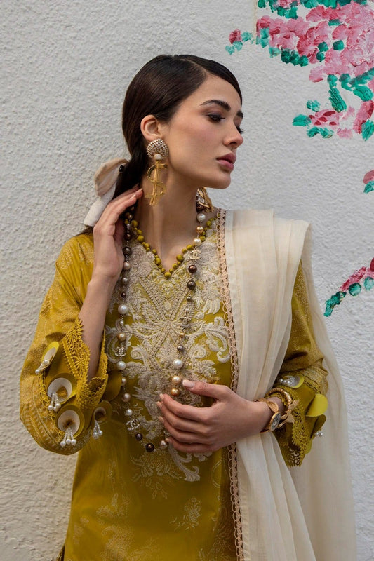 M221-001B-CM | Sana Safinaz Muzlin Spring Collection 2022 Vol 1  | Unstitched Printed Lawn Suits