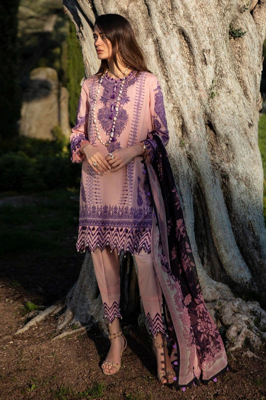 M221-002A-CM | Sana Safinaz Muzlin Spring Collection 2022 Vol 1  | Unstitched Printed Lawn Suits