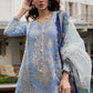 M221-007A-CH | Sana Safinaz Muzlin Spring Collection 2022 Vol 1  | Unstitched Printed Lawn Suits