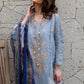 M221-007A-CH | Sana Safinaz Muzlin Spring Collection 2022 Vol 1  | Unstitched Printed Lawn Suits