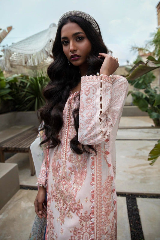 M221-007B-CH | Sana Safinaz Muzlin Spring Collection 2022 Vol 1  | Unstitched Printed Lawn Suits