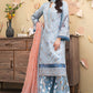 AJLE-02 | Asim Jofa Chiffon Collection 2021 Limited Edition | Unstitched Embroidered Chiffon Suits