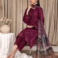 ZEL 01 Rose Wood| Zarif Unstitched Lawn | Eid Ul Adha Collection23