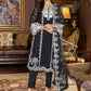 Mystique Noir | Azure Luxe Embroidered 3pcs Collections 2023