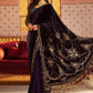 VEL-20-101-Teal and Plum | MariaB Velvet Collection 2021 | Unstitched Embroidered Velvet Suits